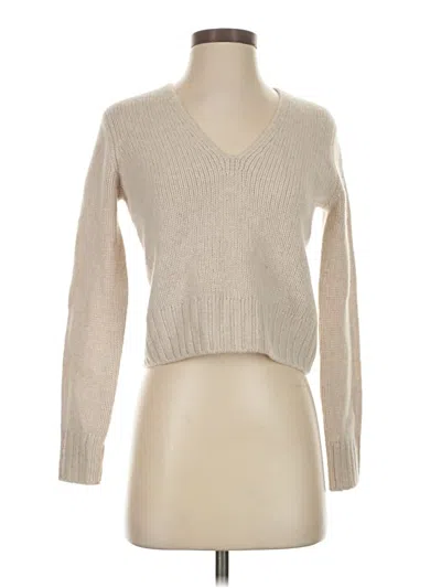 Pre-owned Vince Cashmere Pullover Sweater In Brown