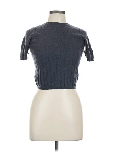 Pre-owned Vince Cashmere Pullover Sweater In Gray