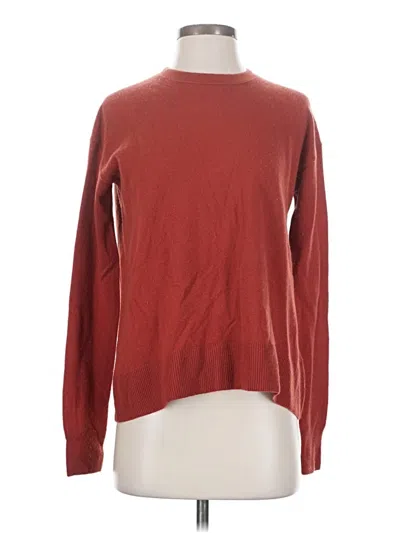 Pre-owned Vince Cashmere Pullover Sweater In Red