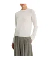 Vince Cashmere Crewneck Sweater In White