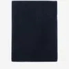 Vince Rectangular Navy Cashmere Scarf In Blue
