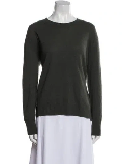 Pre-owned Vince Cashmere Scoop Neck Sweater In Black