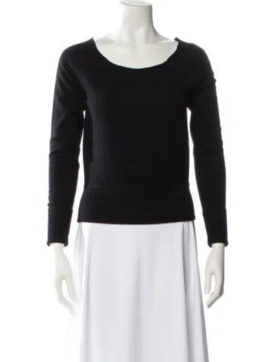 Pre-owned Vince Cashmere Scoop Neck Sweater In Blue