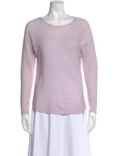 Pre-owned Vince Cashmere Scoop Neck Sweater In Purple