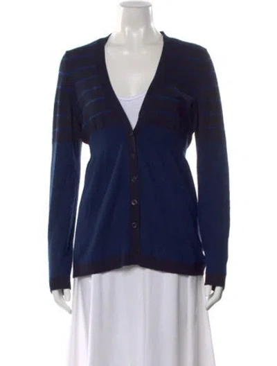 Pre-owned Vince Cashmere Striped Sweater In Multi