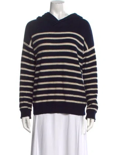 Pre-owned Vince Cashmere Striped Sweater In Neutral