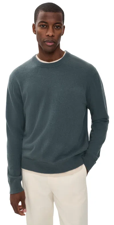 Vince Cashmere Sweater Azure In Gray