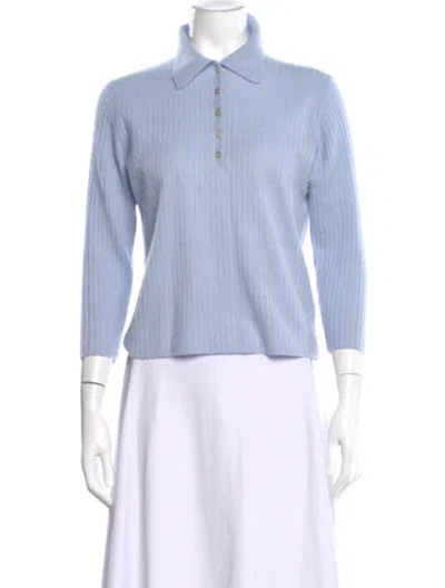Pre-owned Vince Cashmere Sweater In Blue
