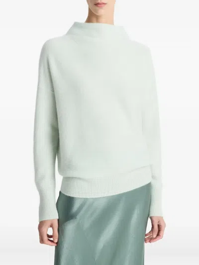 Vince Cashmere Sweater In Green