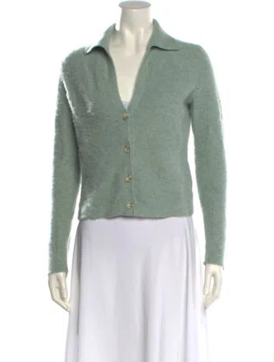 Pre-owned Vince Cashmere Sweater In Green