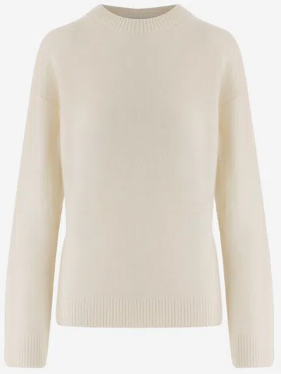 Vince Cashmere Sweater In Neutral