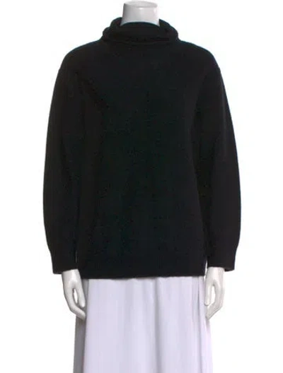 Pre-owned Vince Cashmere Turtleneck Sweater In Black