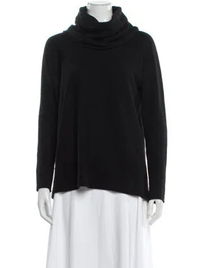 Pre-owned Vince Cashmere Turtleneck Sweater In Black