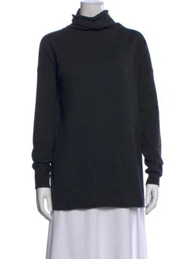 Pre-owned Vince Cashmere Turtleneck Sweater In Black