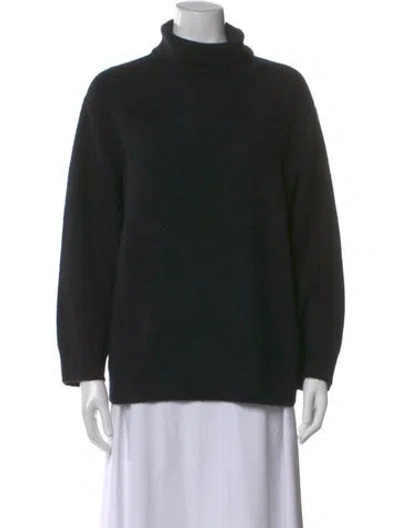 Pre-owned Vince Cashmere Turtleneck Sweater In Black