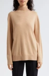 Vince Cashmere Turtleneck Sweater In Camel