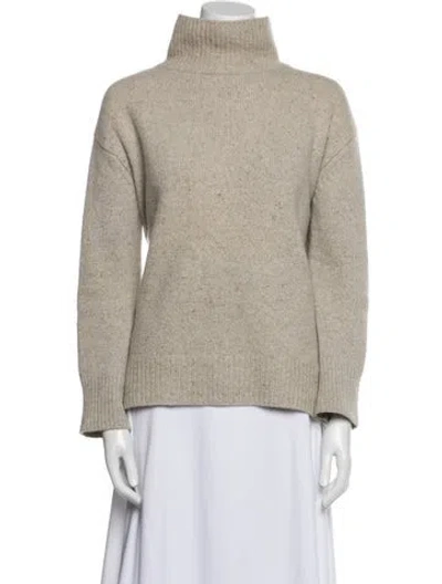 Pre-owned Vince Cashmere Turtleneck Sweater In Gray