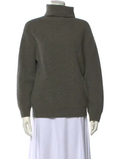 Pre-owned Vince Cashmere Turtleneck Sweater In Gray