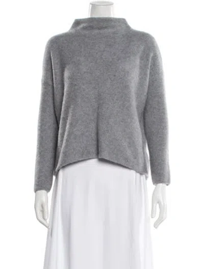 Pre-owned Vince Cashmere Turtleneck Sweater In Gray