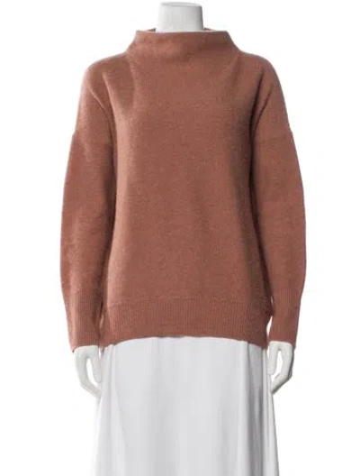 Pre-owned Vince Cashmere Turtleneck Sweater In Neutral