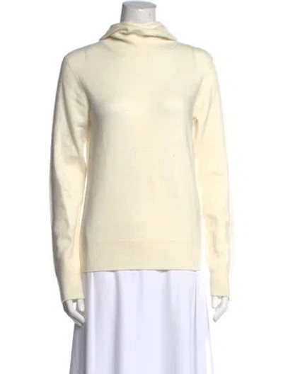 Pre-owned Vince Cashmere Turtleneck Sweater In Neutral