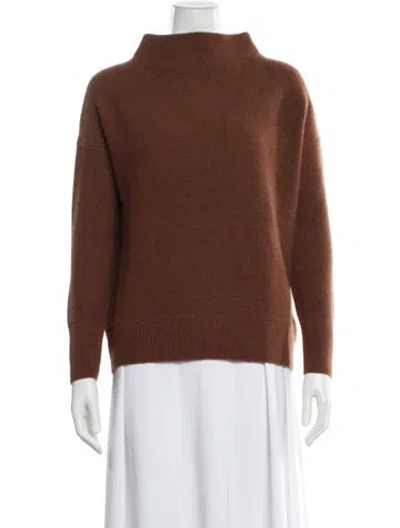Pre-owned Vince Cashmere Turtleneck Sweater In Neutral