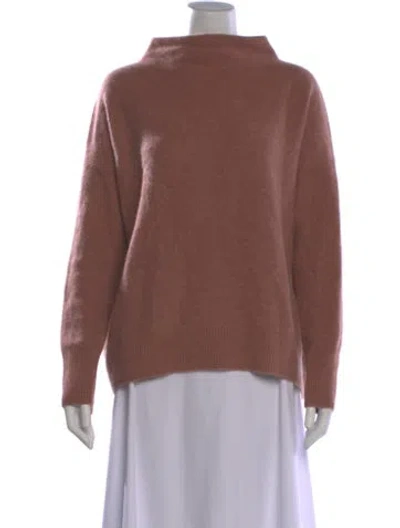 Pre-owned Vince Cashmere Turtleneck Sweater In Neutral