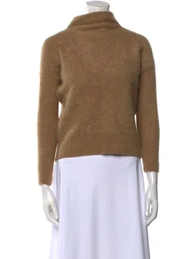 Pre-owned Vince Cashmere Turtleneck Sweater In Neutral