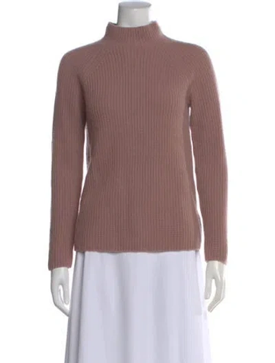 Pre-owned Vince Cashmere Turtleneck Sweater In Pink