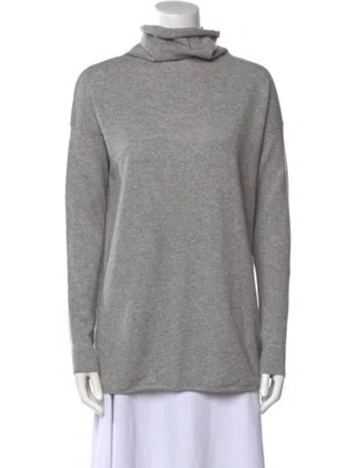 Pre-owned Vince Cashmere Turtleneck Sweater W/ Tags In Gray