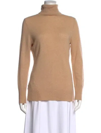 Pre-owned Vince Cashmere Turtleneck Sweater W/ Tags In Neutral