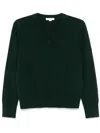 Vince Weekend Cashmere Jumper In Grün