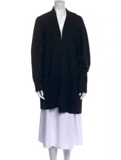 Pre-owned Vince Cashmere V-neck Sweater In Black