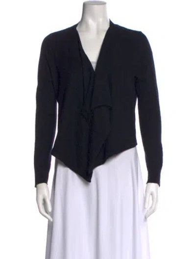 Pre-owned Vince Cashmere V-neck Sweater In Black