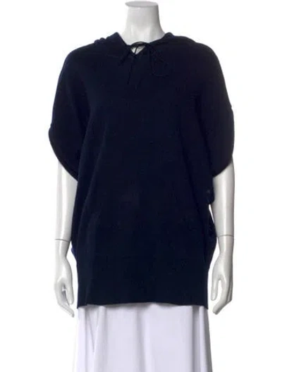 Pre-owned Vince Cashmere V-neck Sweater In Black