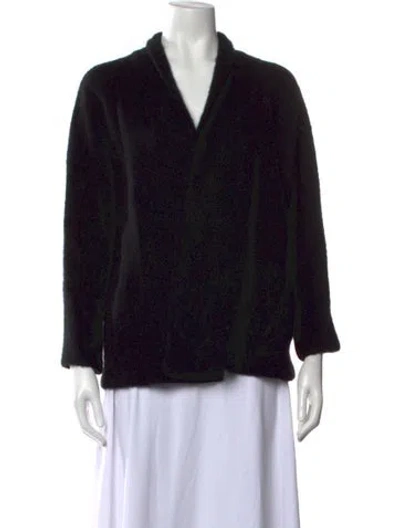 Pre-owned Vince Cashmere V-neck Sweater In Black