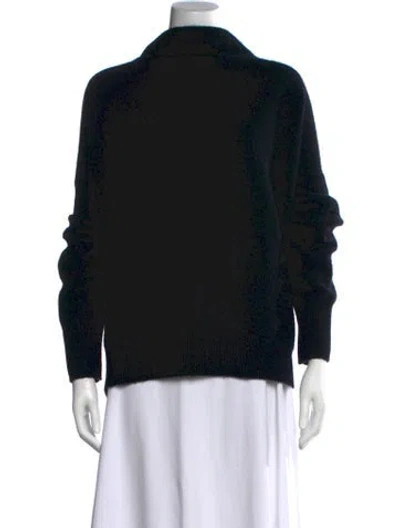 Pre-owned Vince Cashmere V-neck Sweater In Black