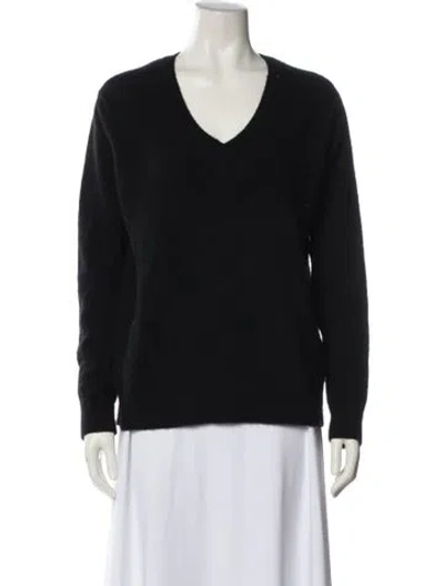 Pre-owned Vince Cashmere V-neck Sweater In Blue