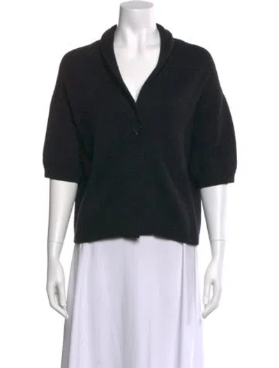 Pre-owned Vince Cashmere V-neck Sweater In Gray