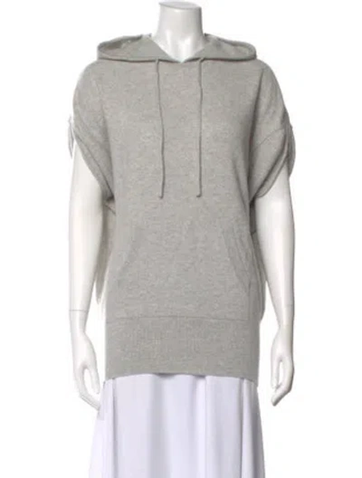 Pre-owned Vince Cashmere V-neck Sweater In Gray