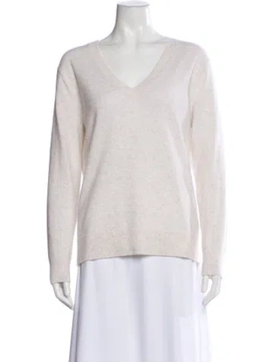 Pre-owned Vince Cashmere V-neck Sweater In Multi