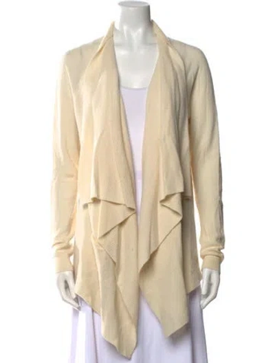Pre-owned Vince Cashmere V-neck Sweater In Neutral