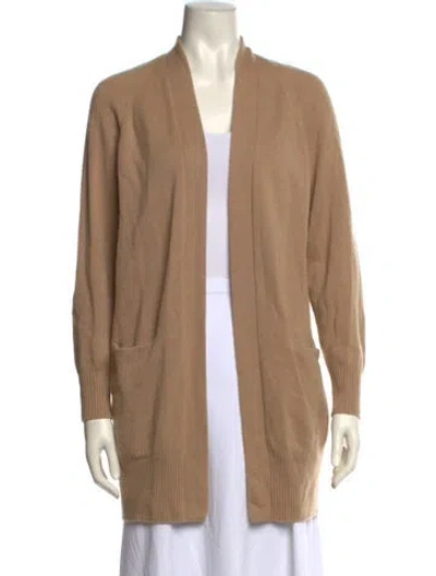 Pre-owned Vince Cashmere V-neck Sweater In Neutral