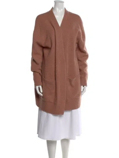 Pre-owned Vince Cashmere V-neck Sweater In Neutral
