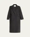 Vince Cashmere-wool Single-breasted Coat In Black