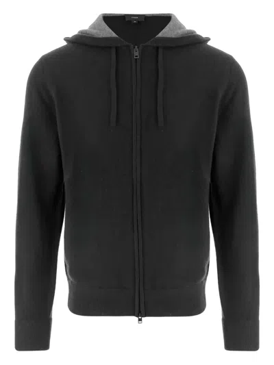 VINCE CASHMERE ZIP-UP SWEATSHIRT