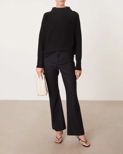 Vince Cashmeretröja Boiled Funnel Nk Pullover Svart In Black