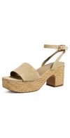 Vince Castella Ankle Strap Platform Sandal In Multi