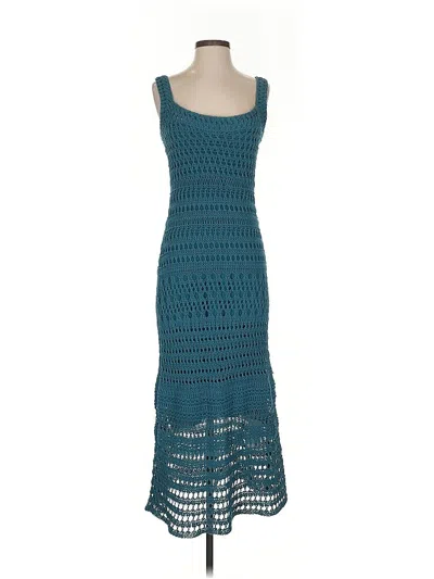 Pre-owned Vince Casual Dress In Blue