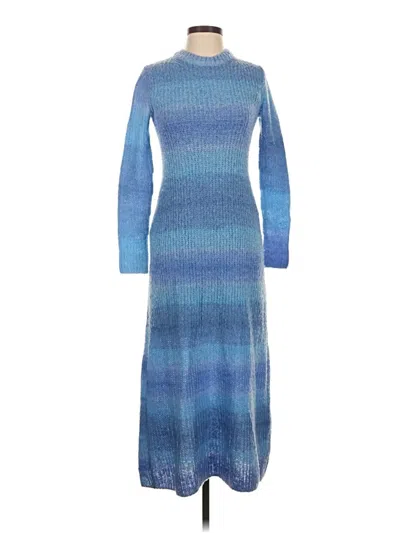 Pre-owned Vince Casual Dress In Blue